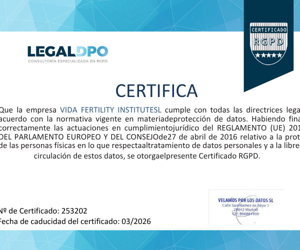 certificado rgdp